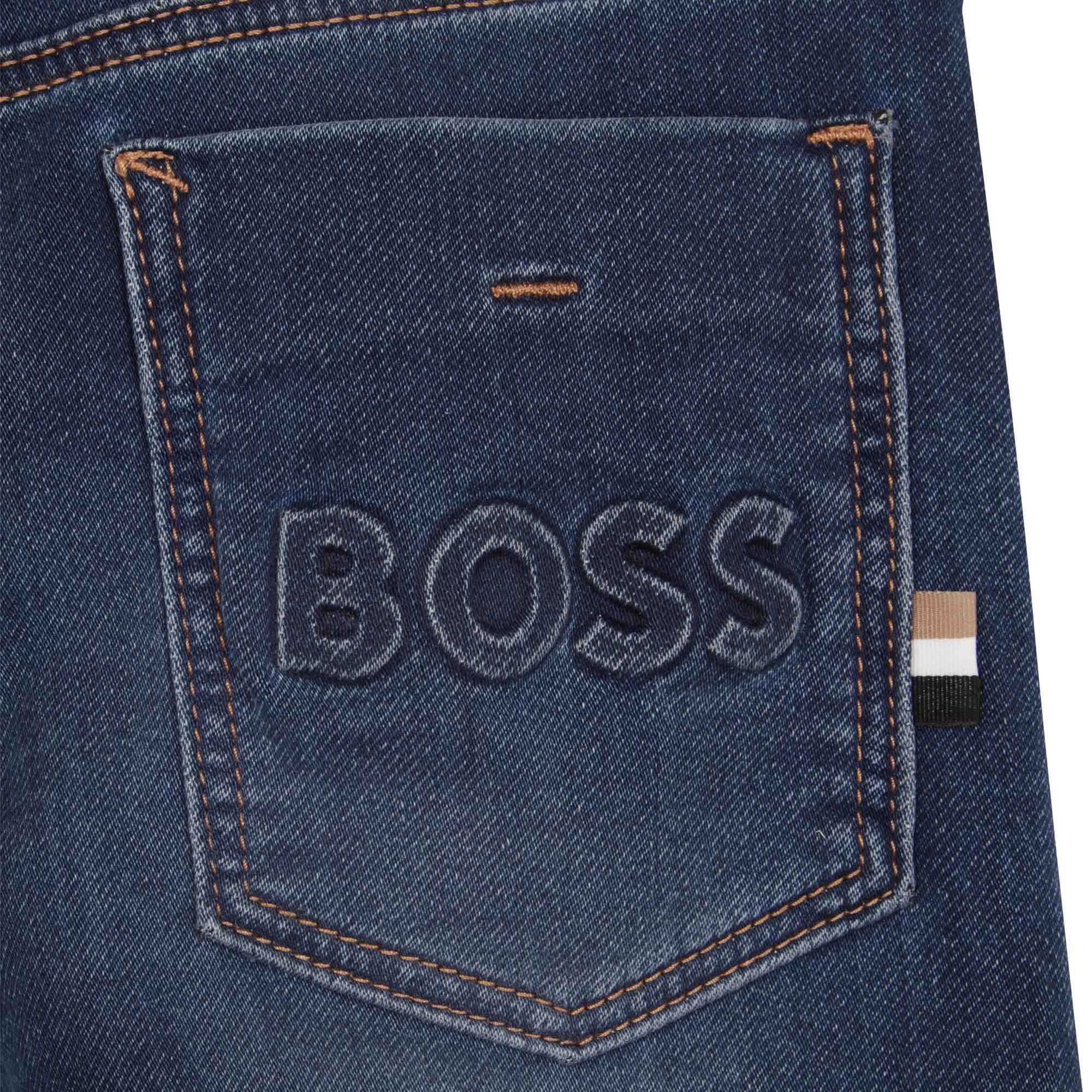 Boss Denim Trousers - Stone