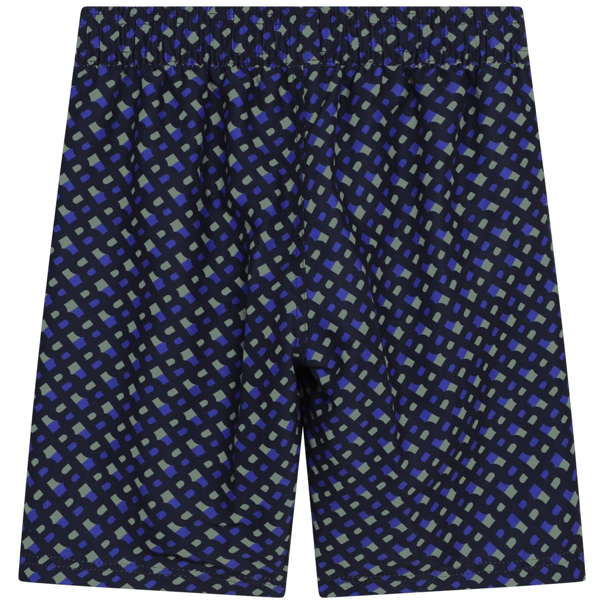 Logo Printed Swim Shorts - Navy