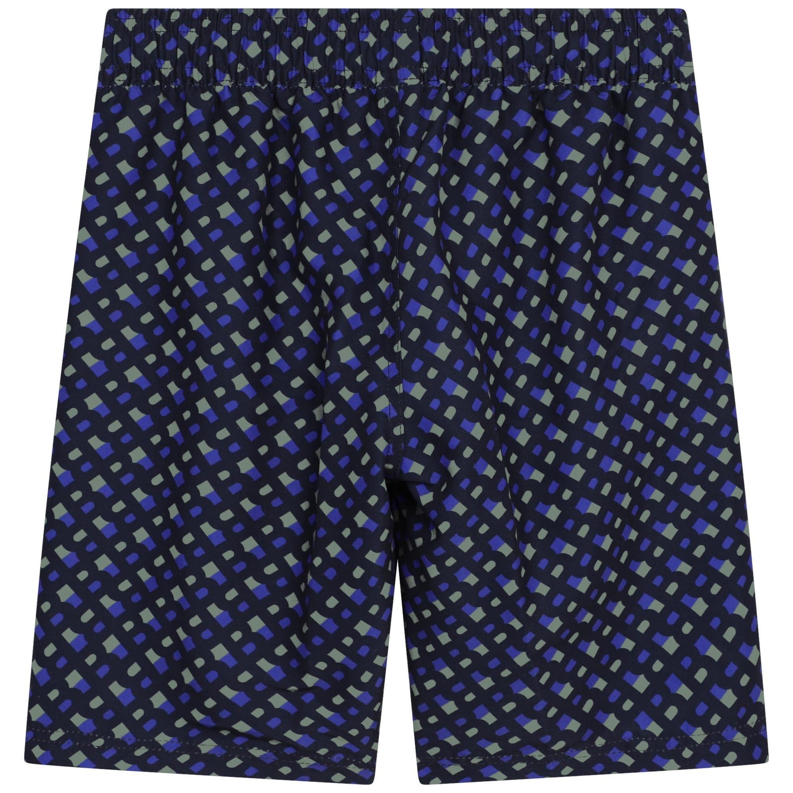 Logo Printed Swim Shorts - Navy