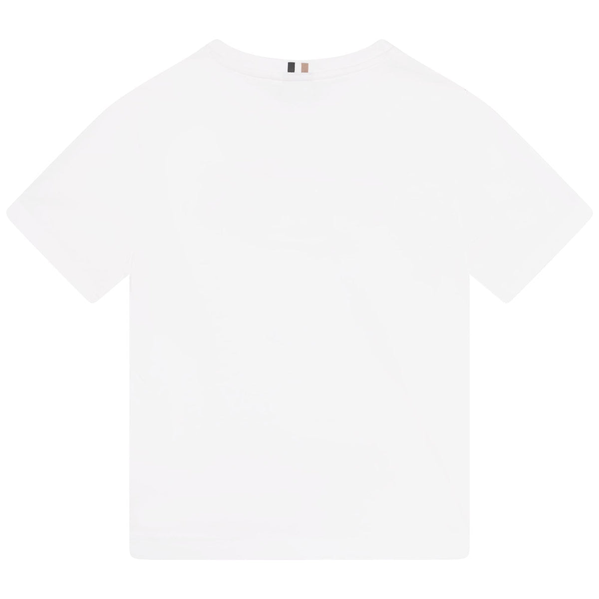 Print Short Sleeves Tee-Shirt - White