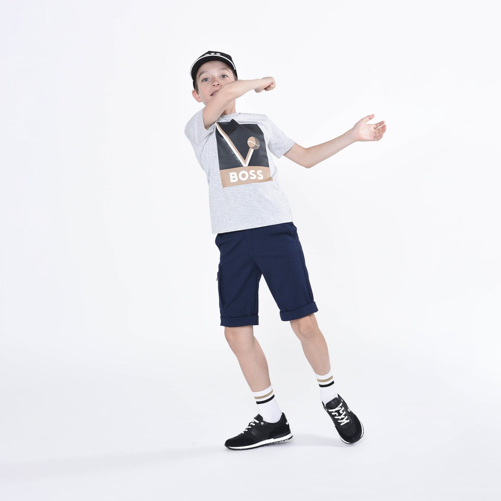 Short Sleeves Tee-Shirt - Chine Grey