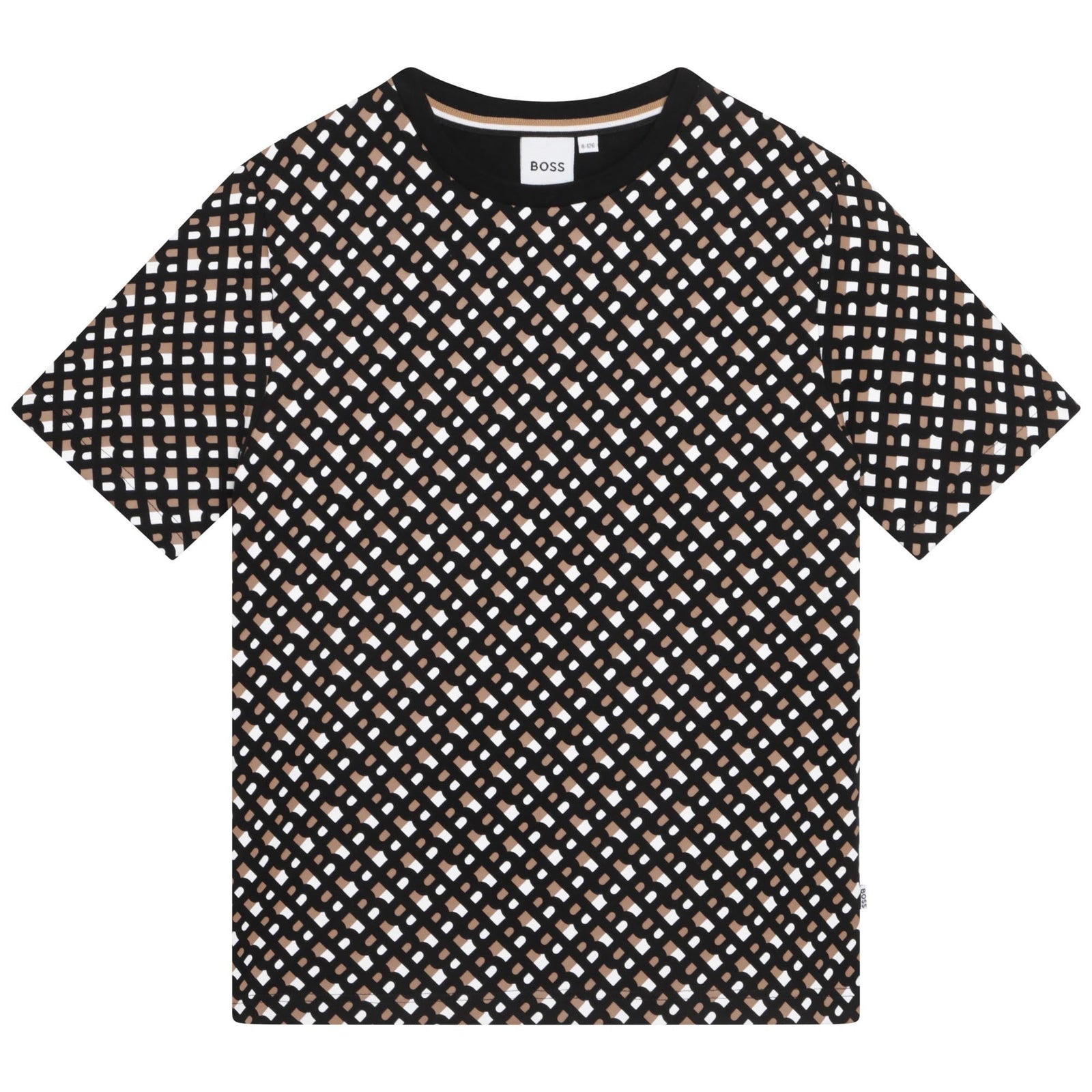 Short Sleeves Tee-Shirt - Black/Brown