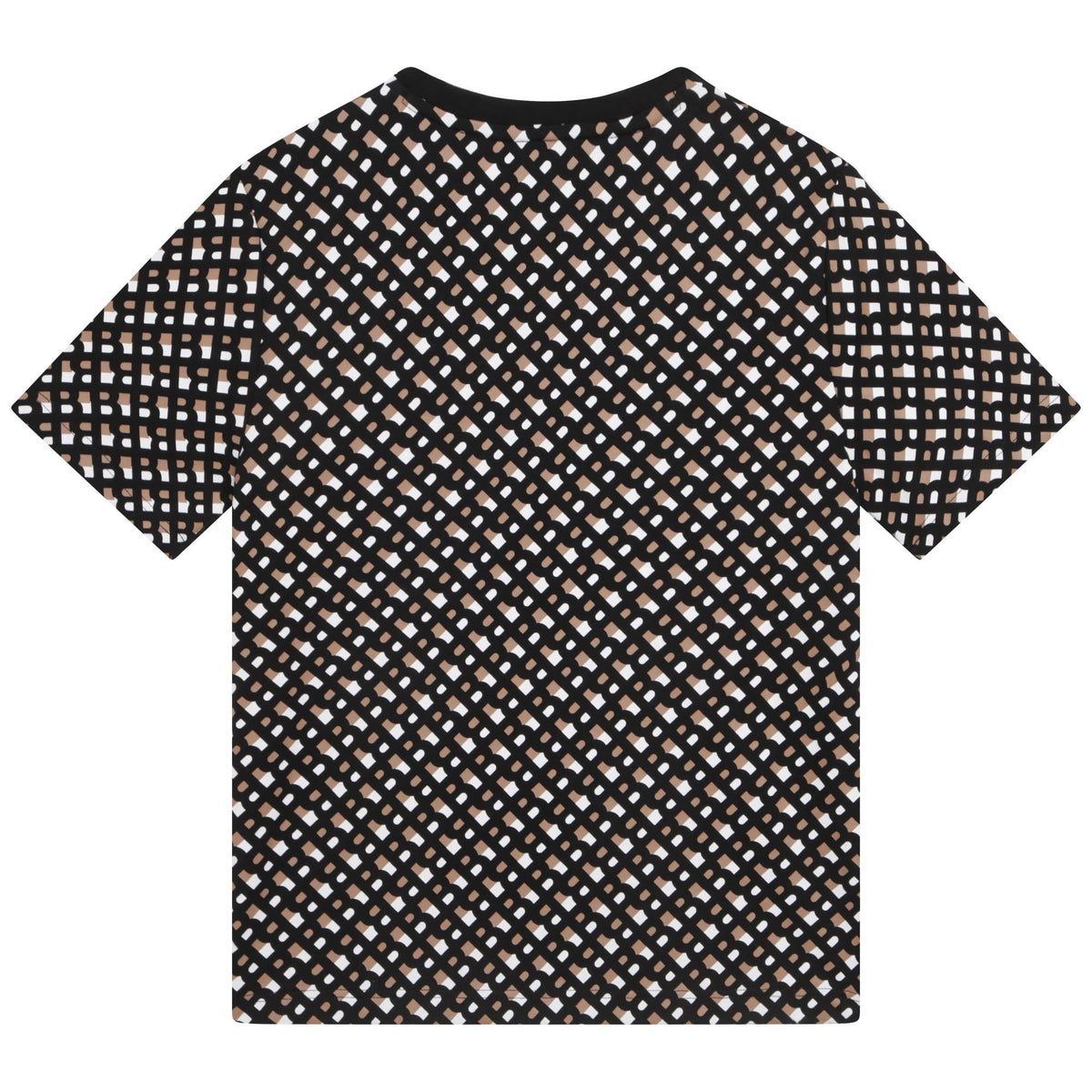 Short Sleeves Tee-Shirt - Black/Brown