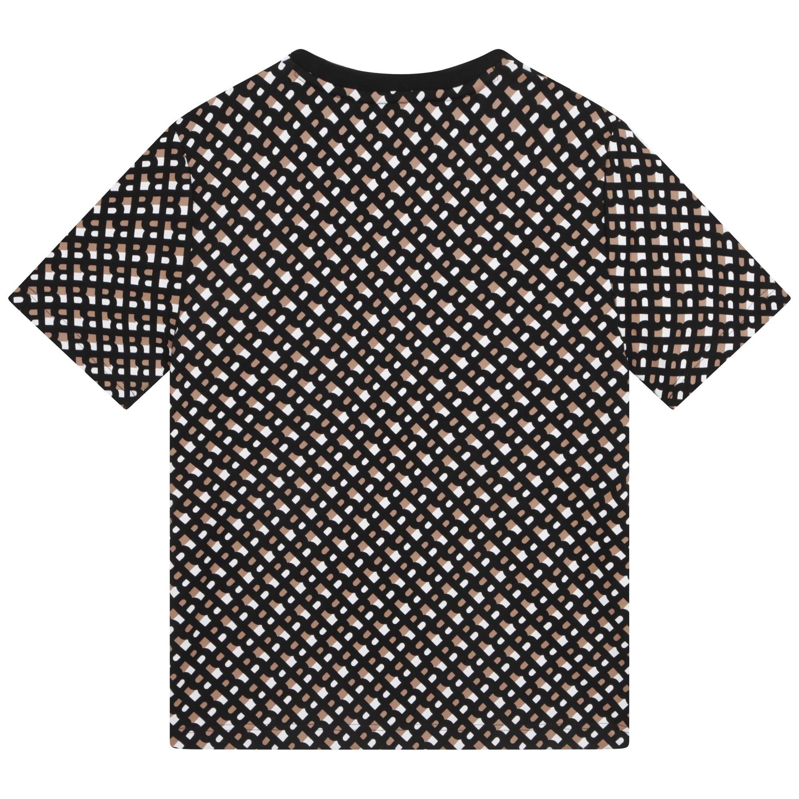 Short Sleeves Tee-Shirt - Black/Brown