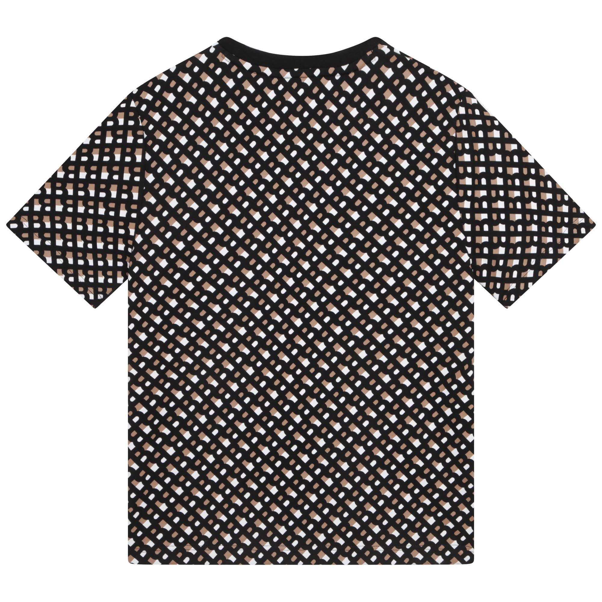 Short Sleeves Tee-Shirt - Black/Brown