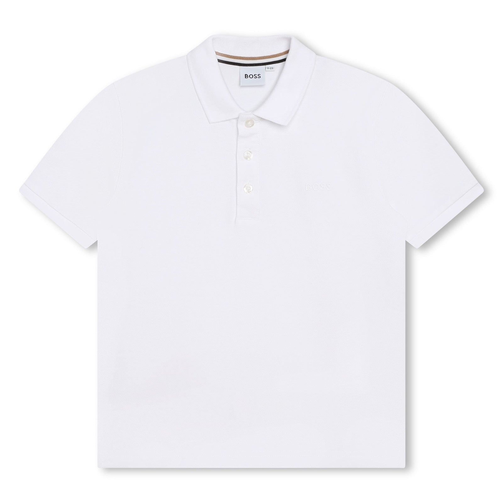 Short Sleeve Polo - White