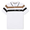 Cotton Pique Polo Shirt - White
