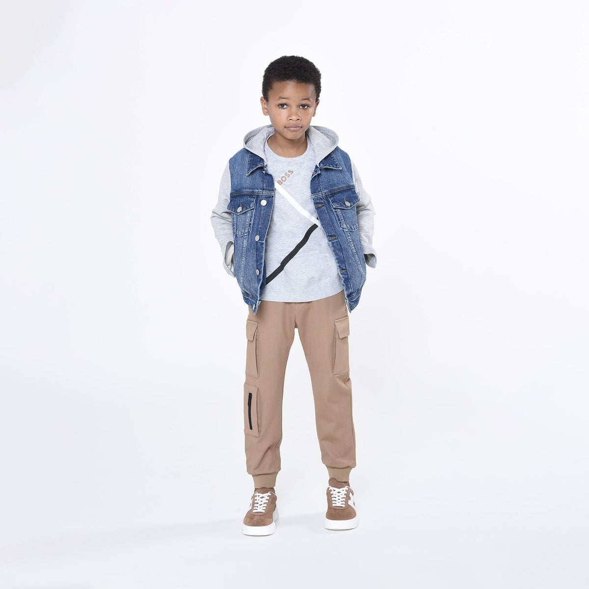 Short Sleeves Tee-Shirt - Chine Grey