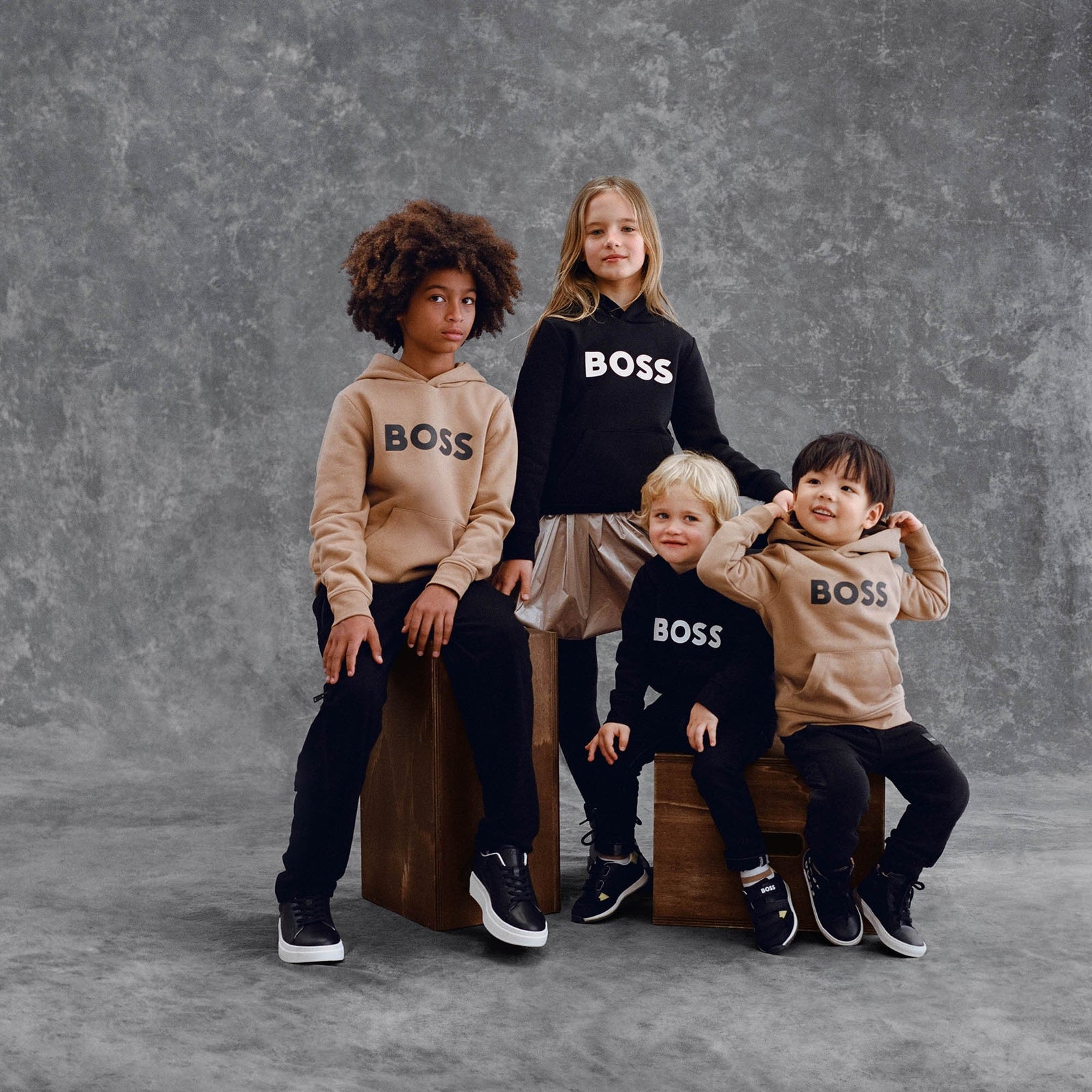 Boss Hooded Sweatshirt - Stone