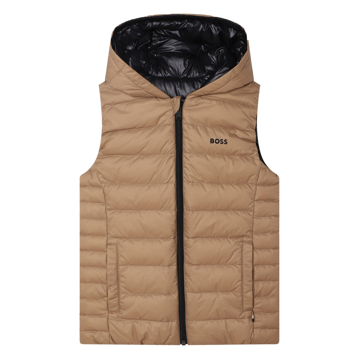 Reversible Puffer Vest - Cookie