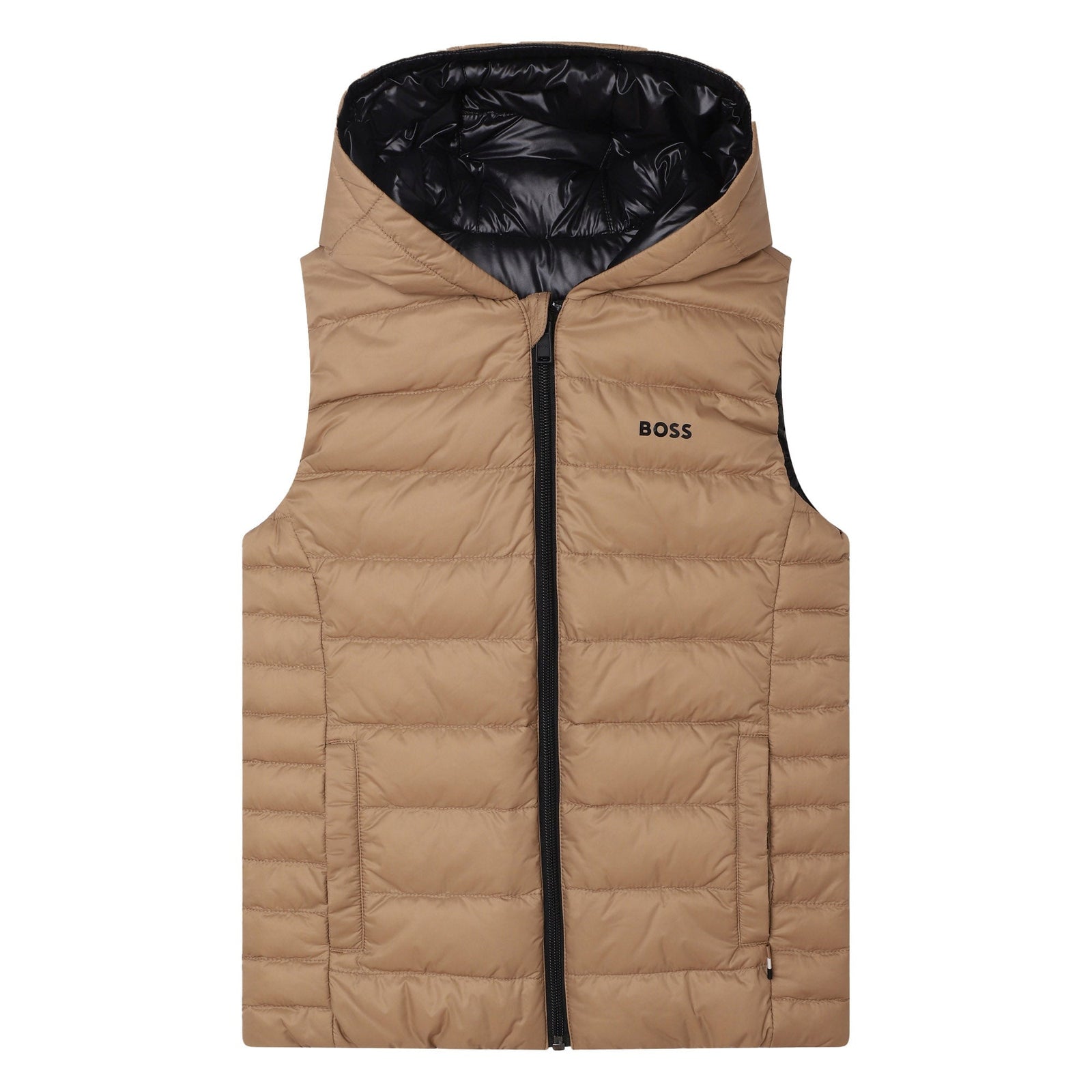 Reversible Puffer Vest - Cookie