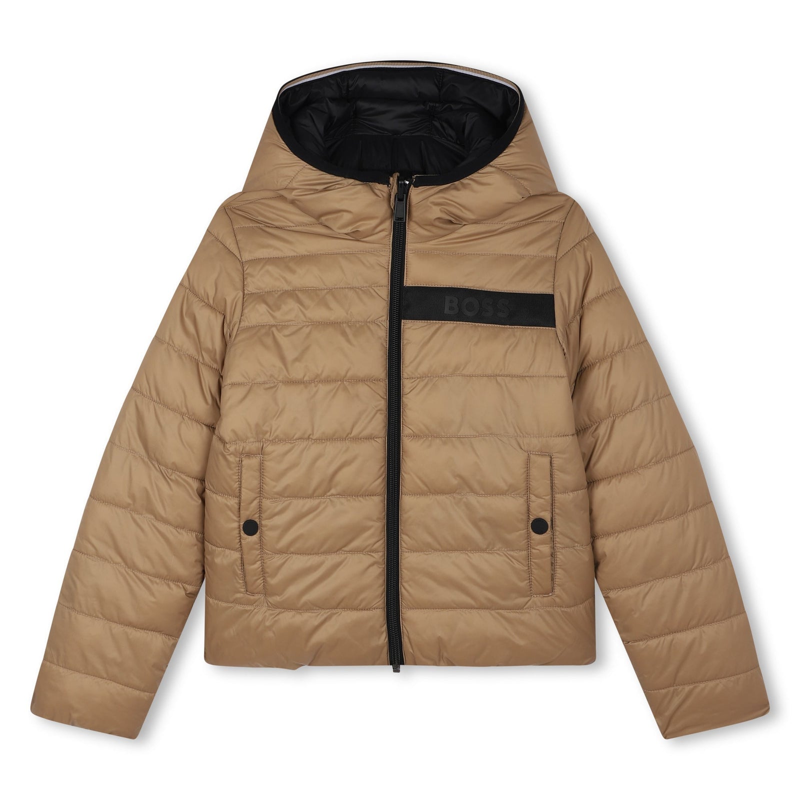 Reversible Puffer Jacket - Cookie