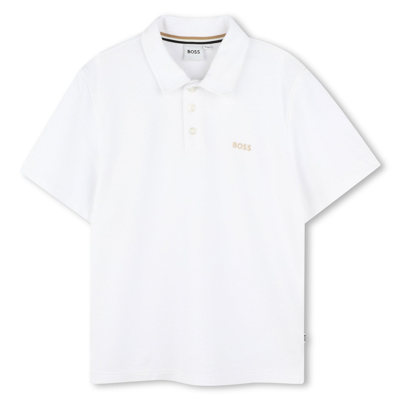 BOSS Short Sleeve Polo - White