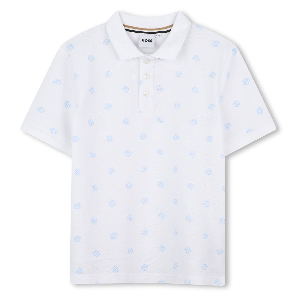 BOSS Short Sleeve Polo - White