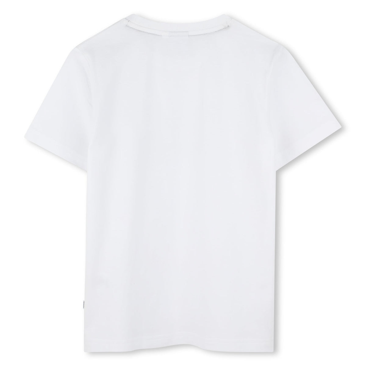 Stripe Print Tee-Shirt - White