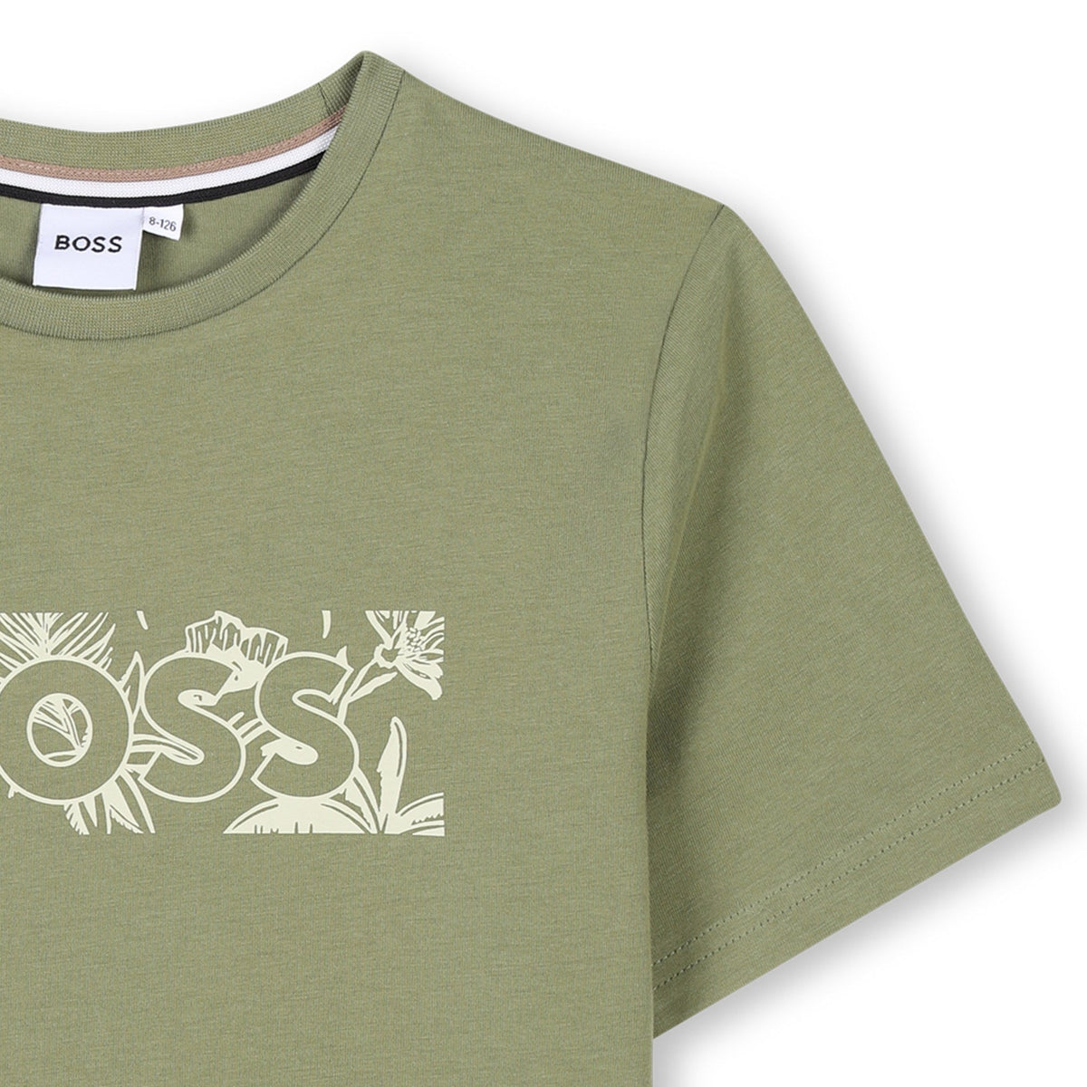 Logo Print Tee-Shirt - Dark Green