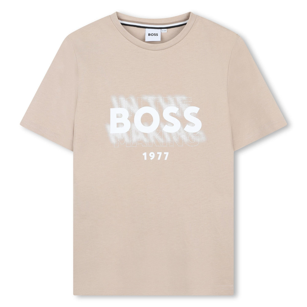 Logo Print Tee-Shirt - Stone