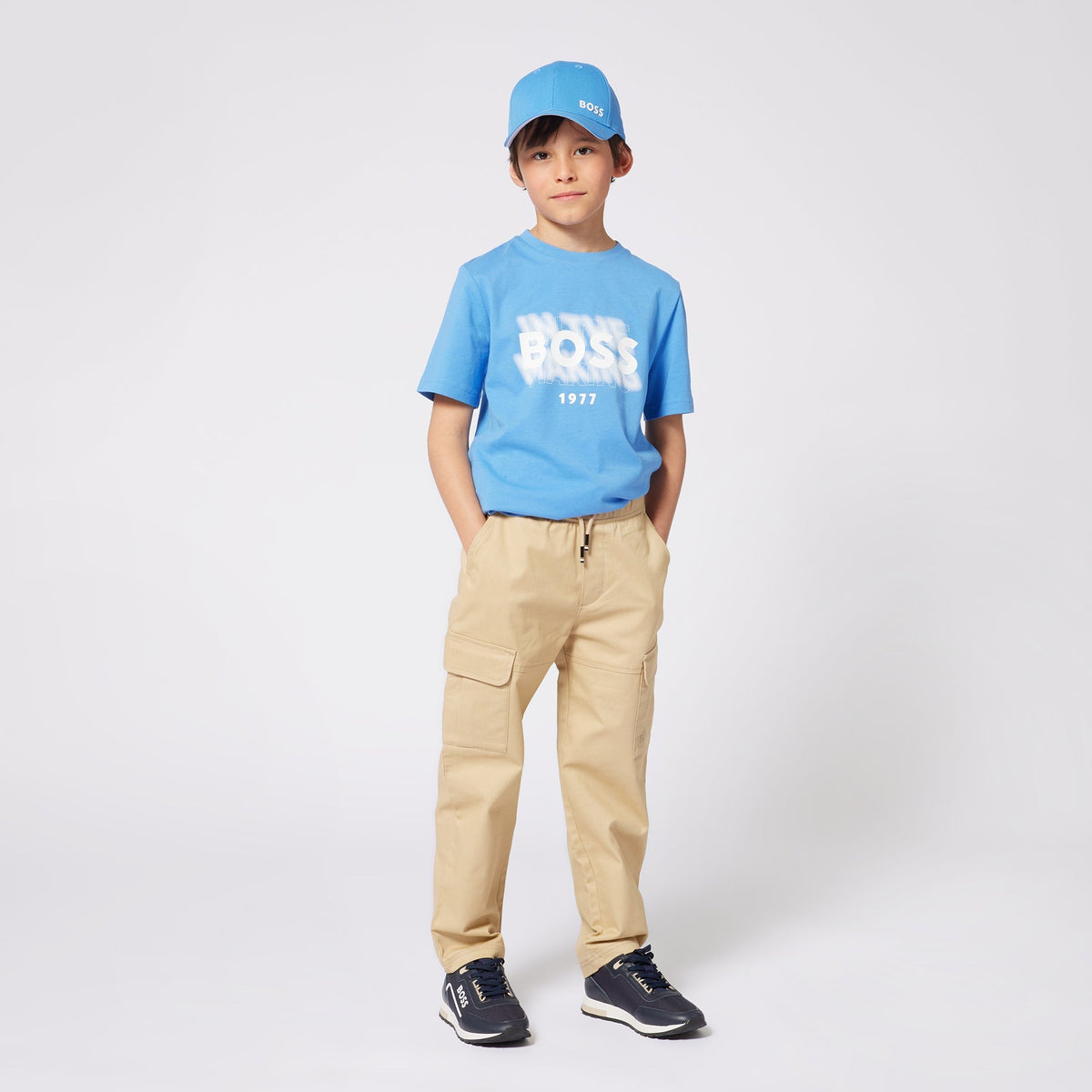 Logo Print Tee-Shirt - Girblue