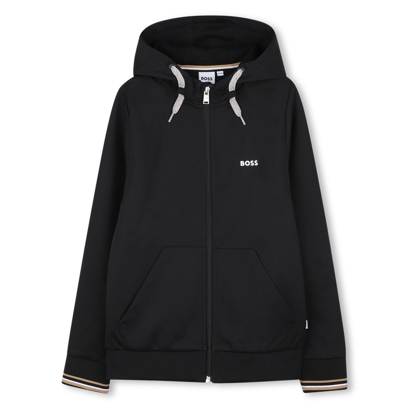 Hooded Cardigan - Black
