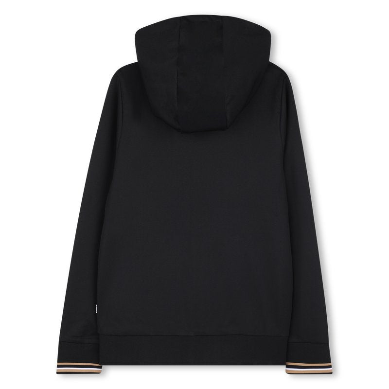 Hooded Cardigan - Black