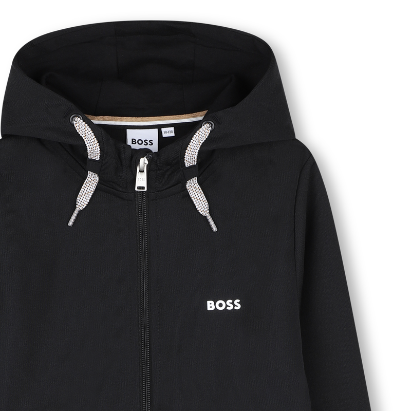 Hooded Cardigan - Black