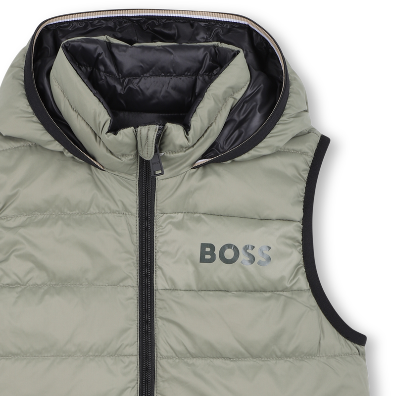 Reversible Puffer Vest- Tilleul