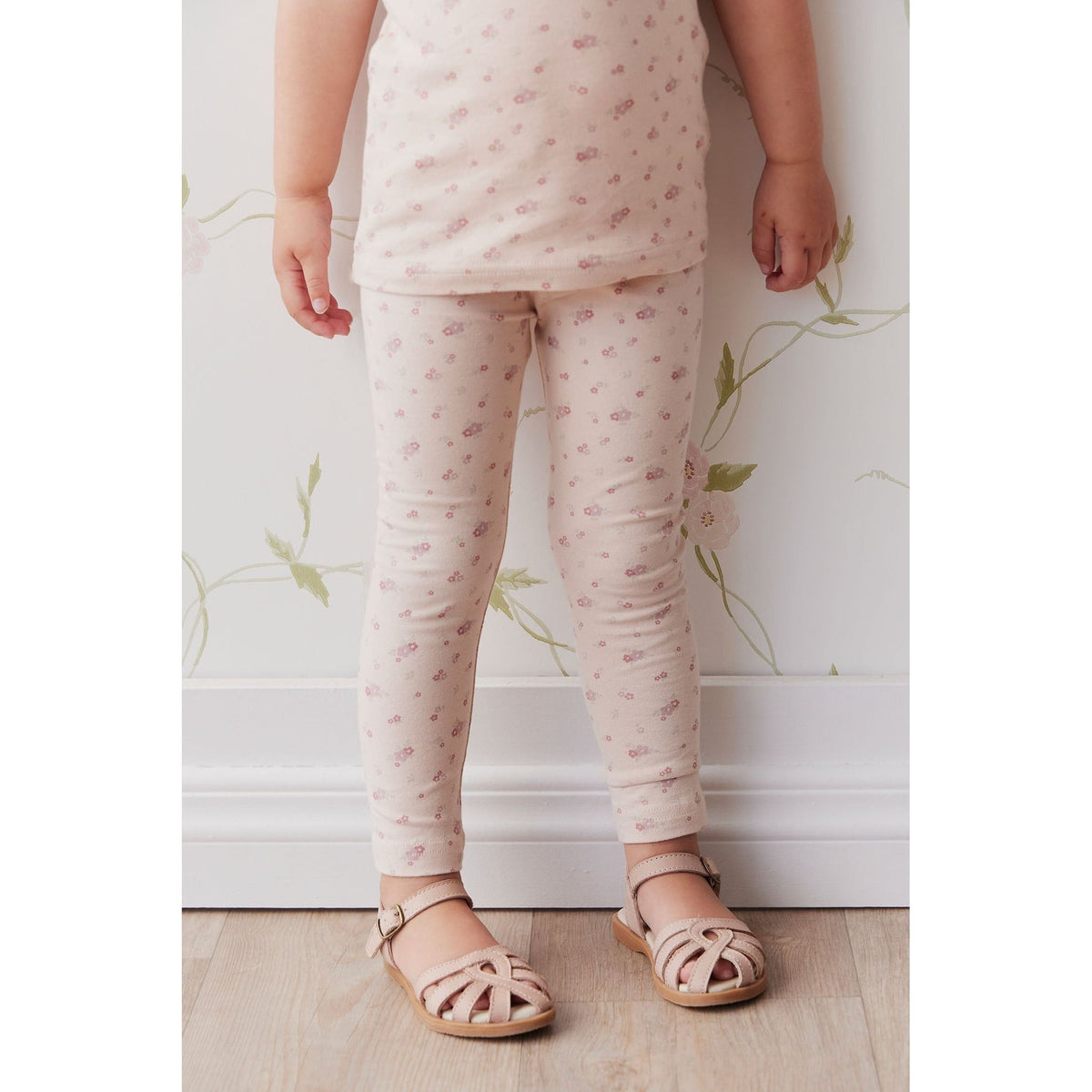 Organic Cotton Everyday Legging - Cindy Whisper Pink