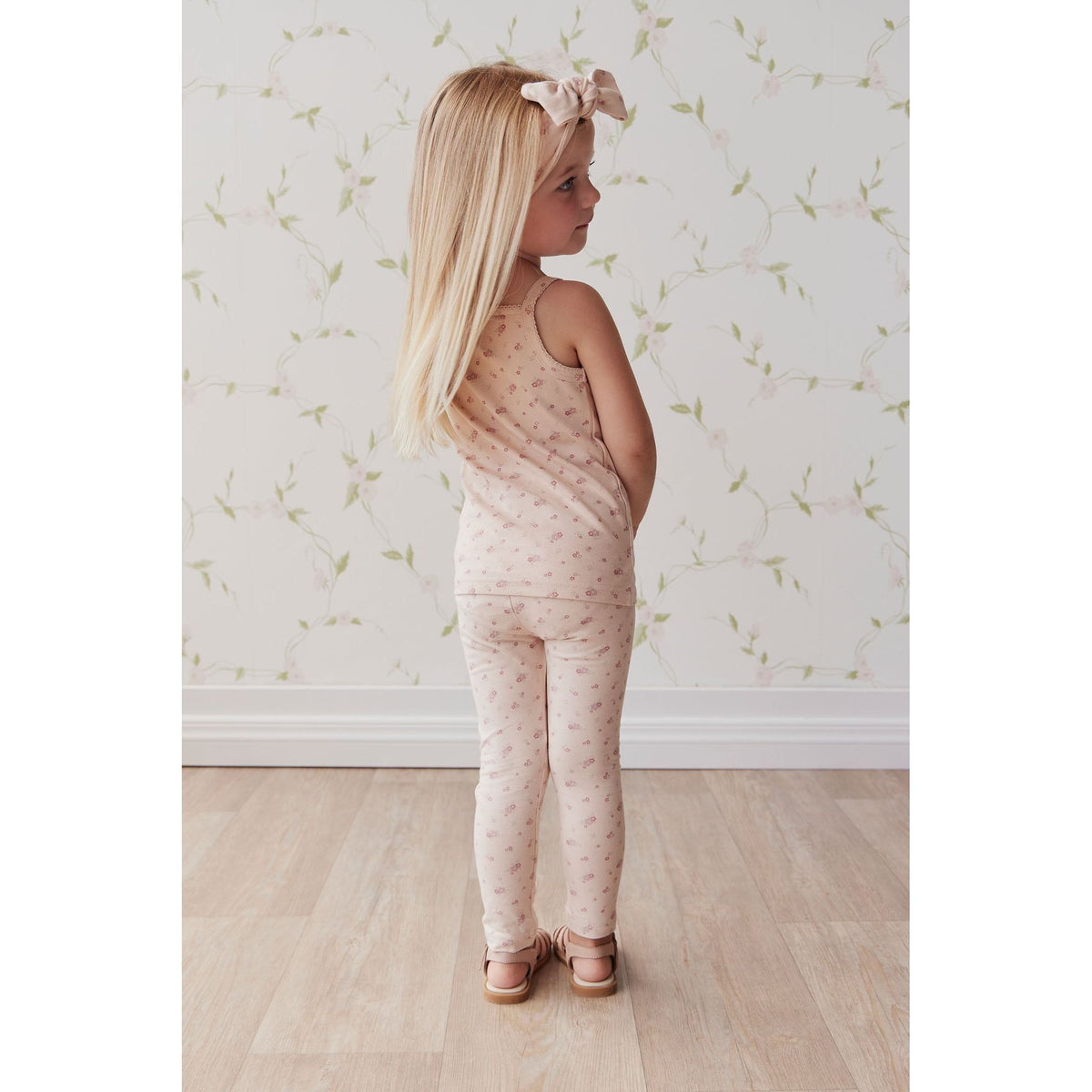 Organic Cotton Everyday Legging - Cindy Whisper Pink