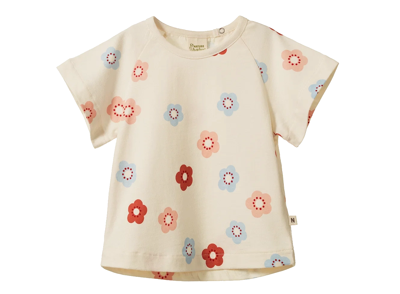 Juniper Tee - Flora Stamp Print