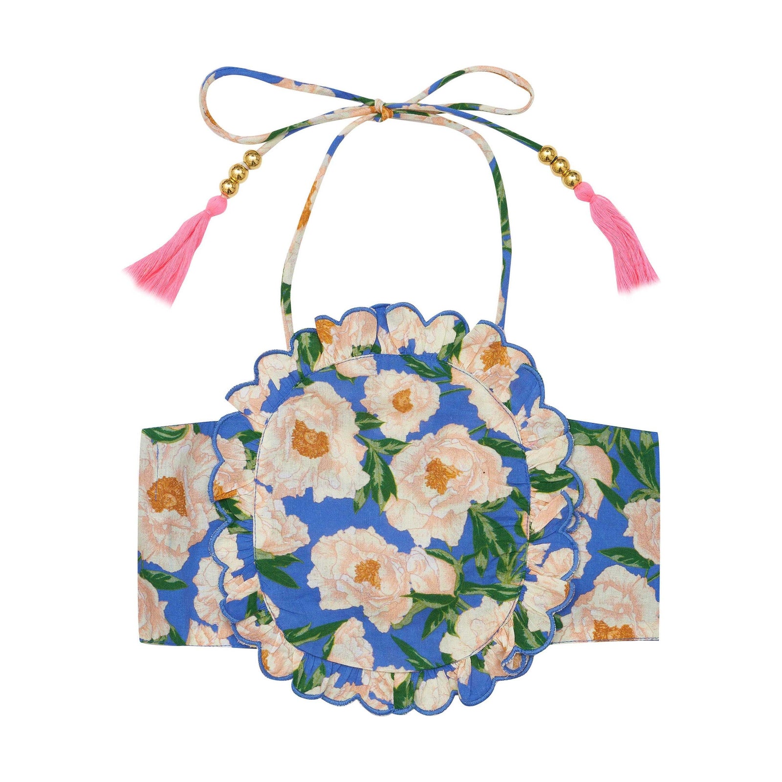 Jess Top-Soiree Bouquet Bondi Blue
