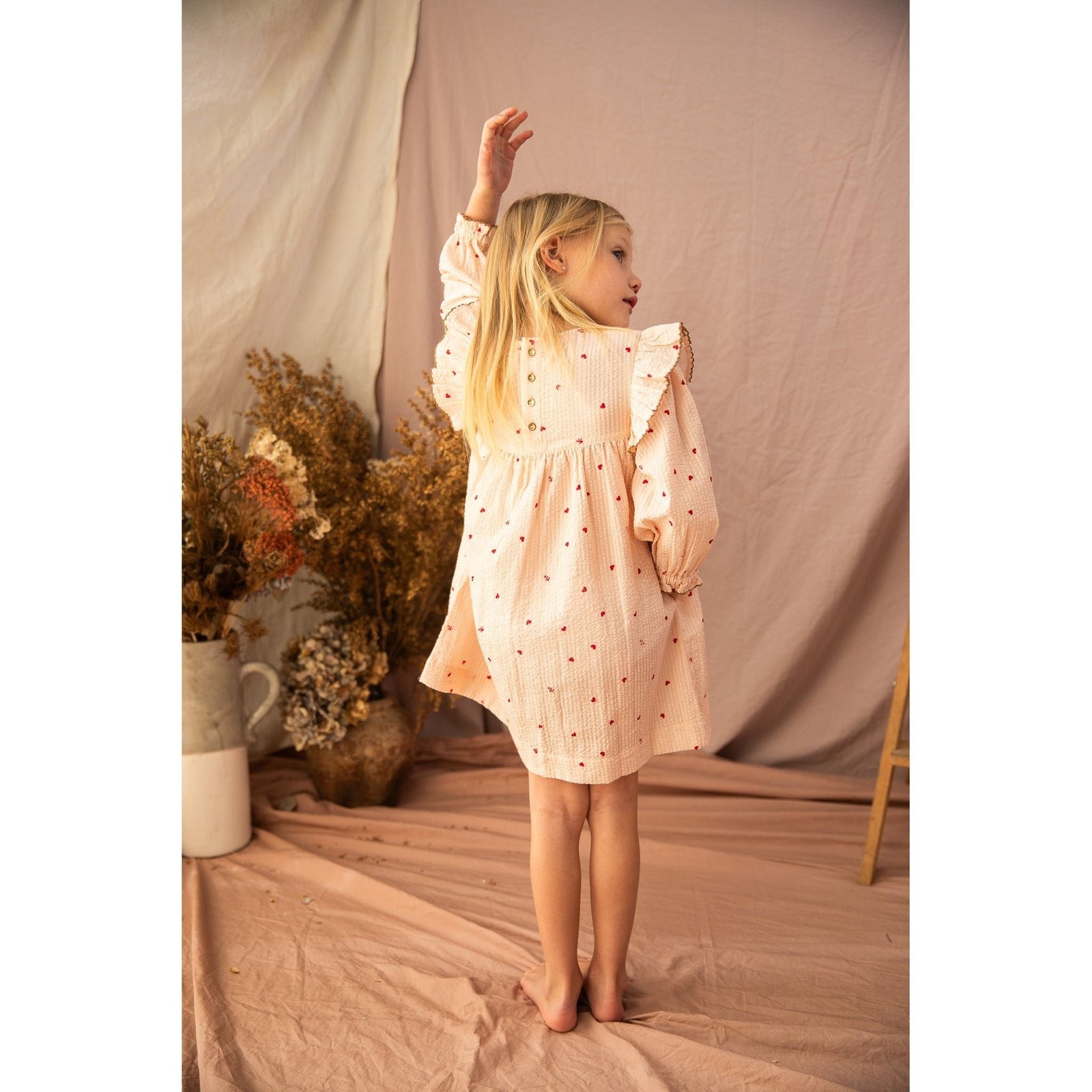 Juliet Dress-Piggy Pink Love Bug