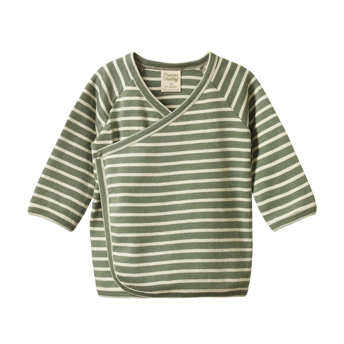 Kimono Jacket - Nettle Pinstripe