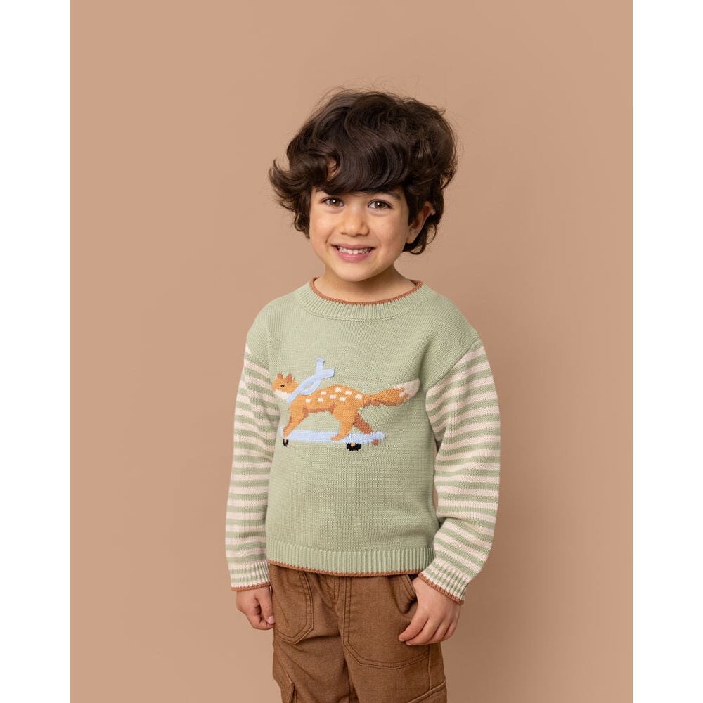 Nevada Skating Fox Knitted Jumper