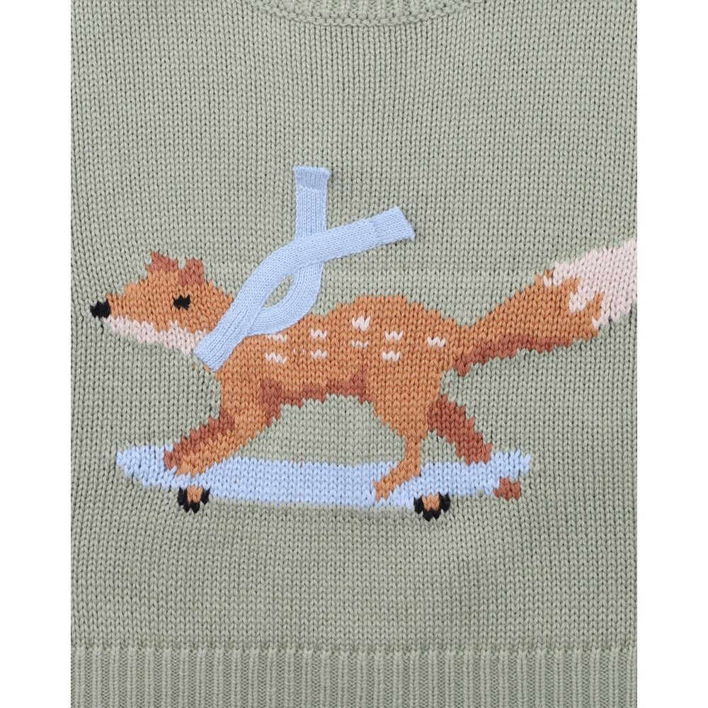 Nevada Skating Fox Knitted Jumper