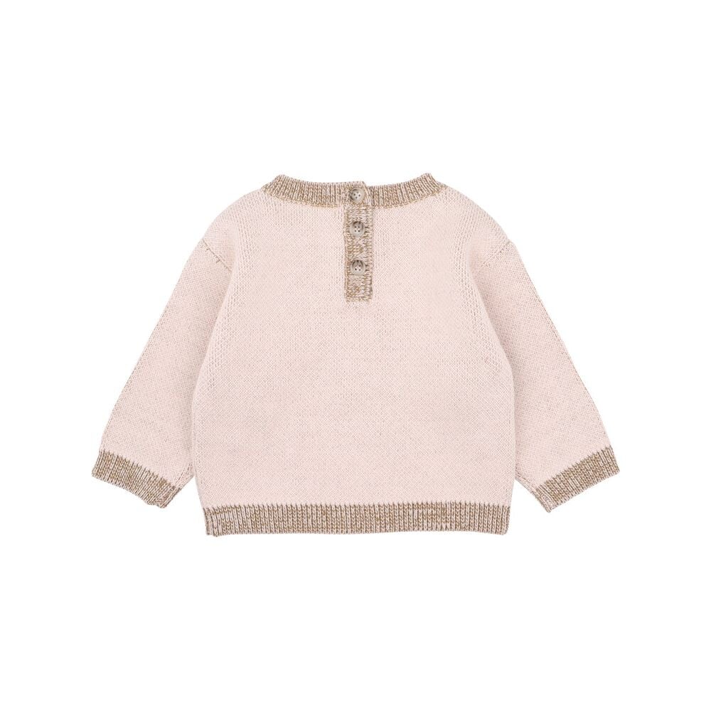 Olive Knitted Bunny Jumper