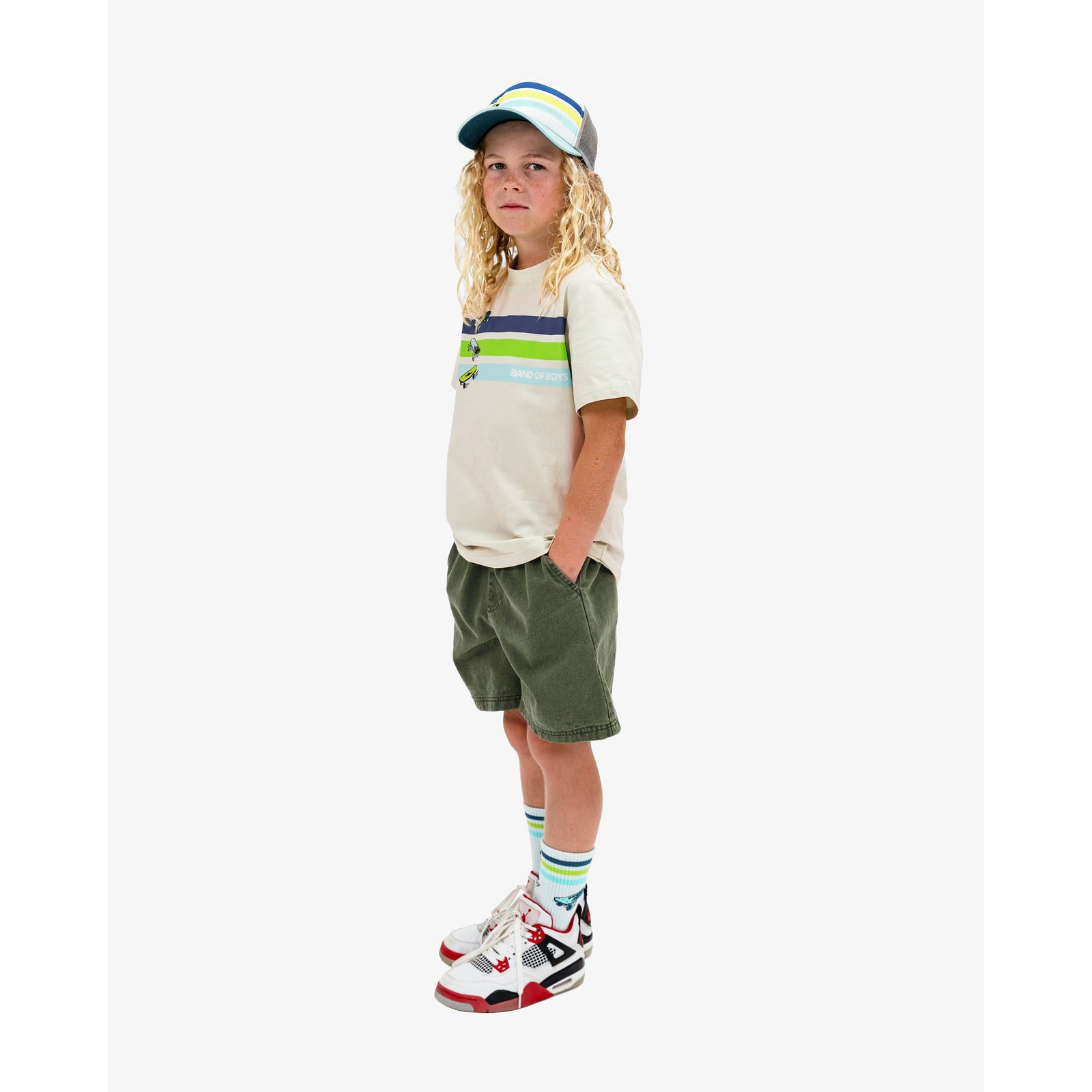 Khaki Woven Shorts
