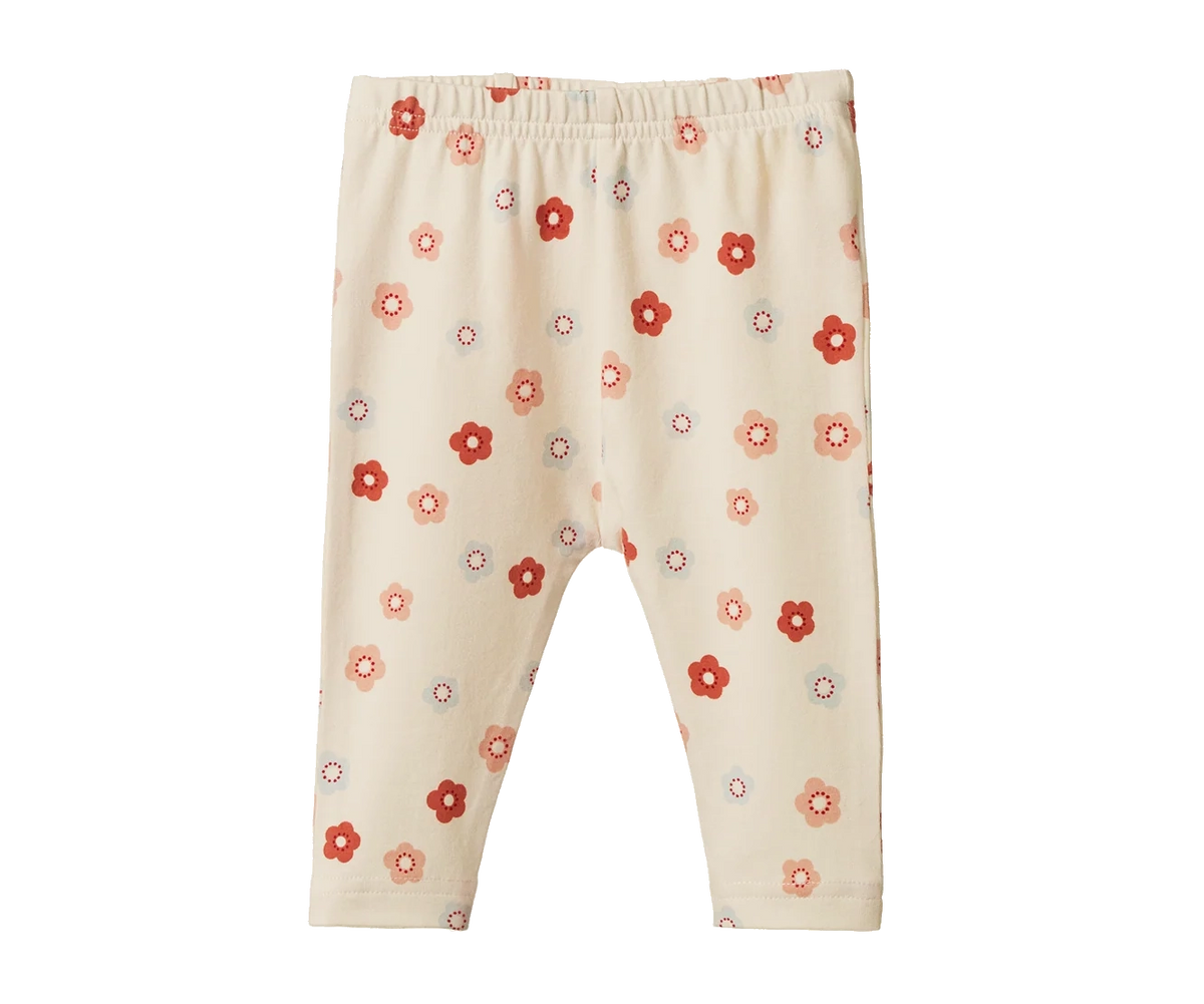Leggings - Petite Flora Stamp Print