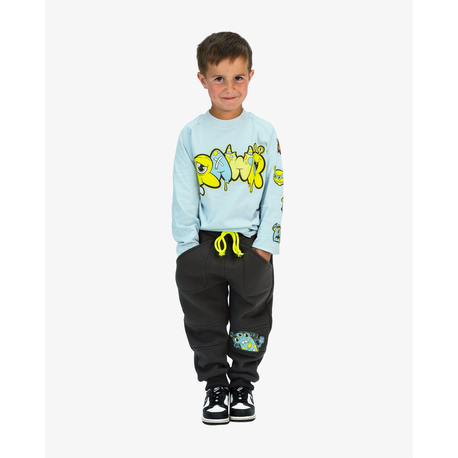 Light Blue Rawr LS Tee