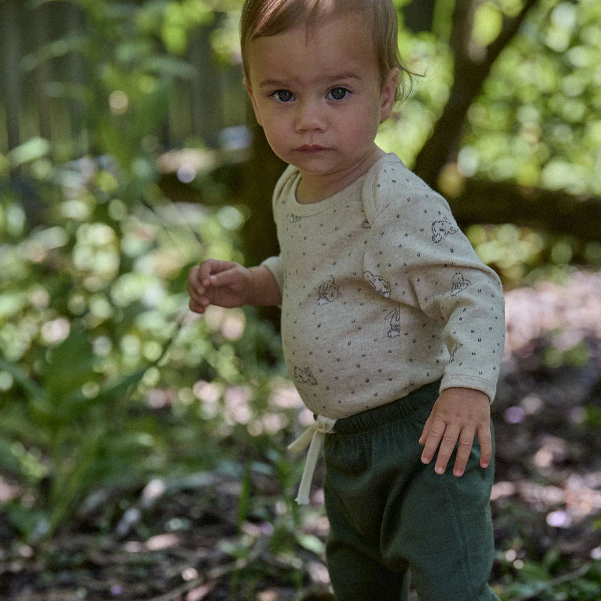 Long Sleeve Bodysuit - Bramble Burrow Print