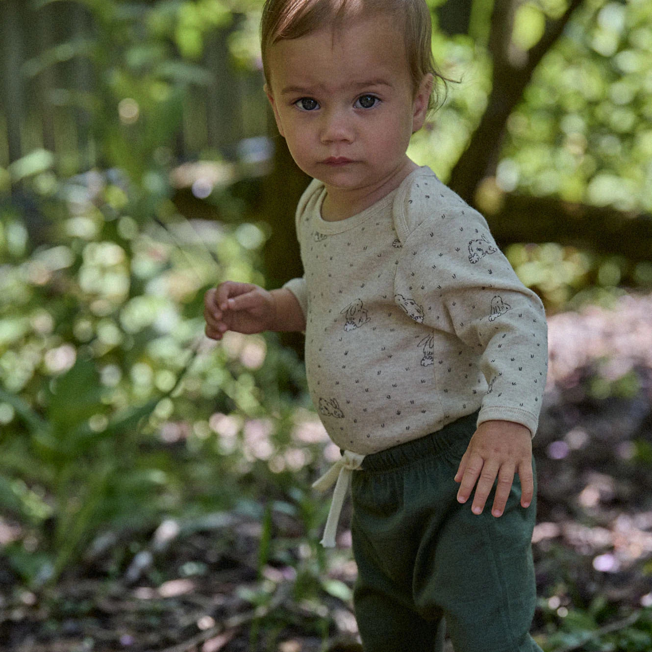 Long Sleeve Bodysuit - Bramble Burrow Print