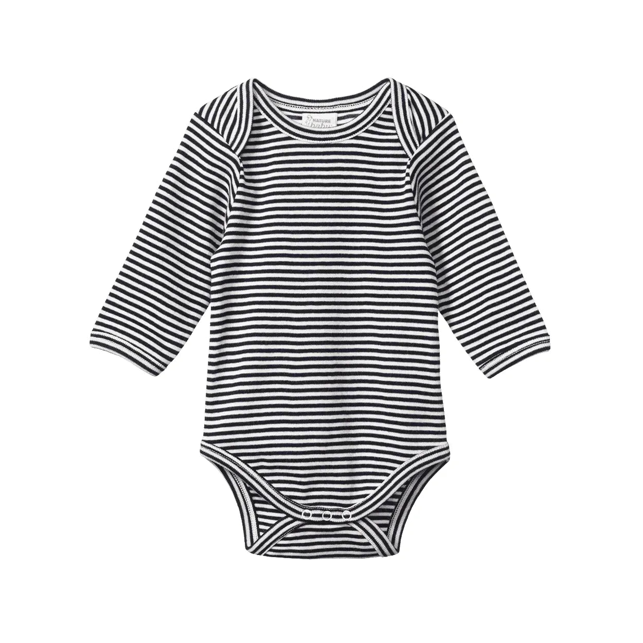 Long Sleeve Bodysuit - Navy Stripe