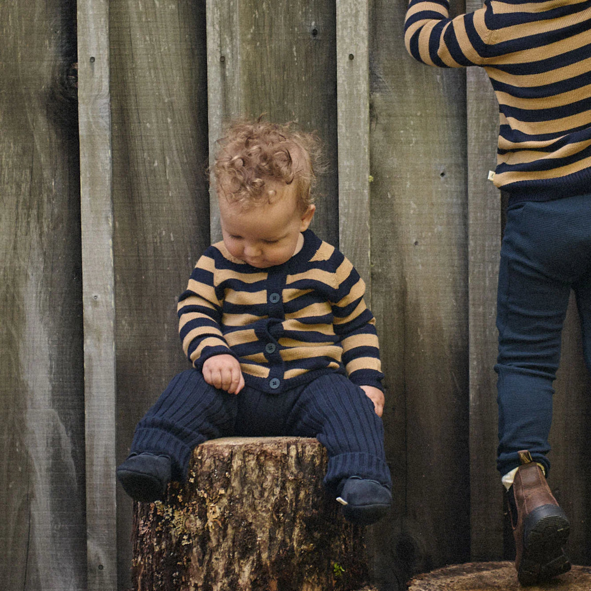 Lou Pants Cotton Knit - Navy