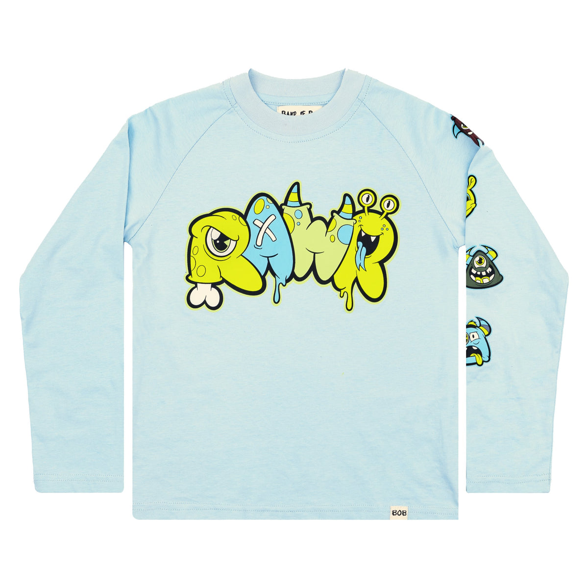 Light Blue Rawr LS Tee