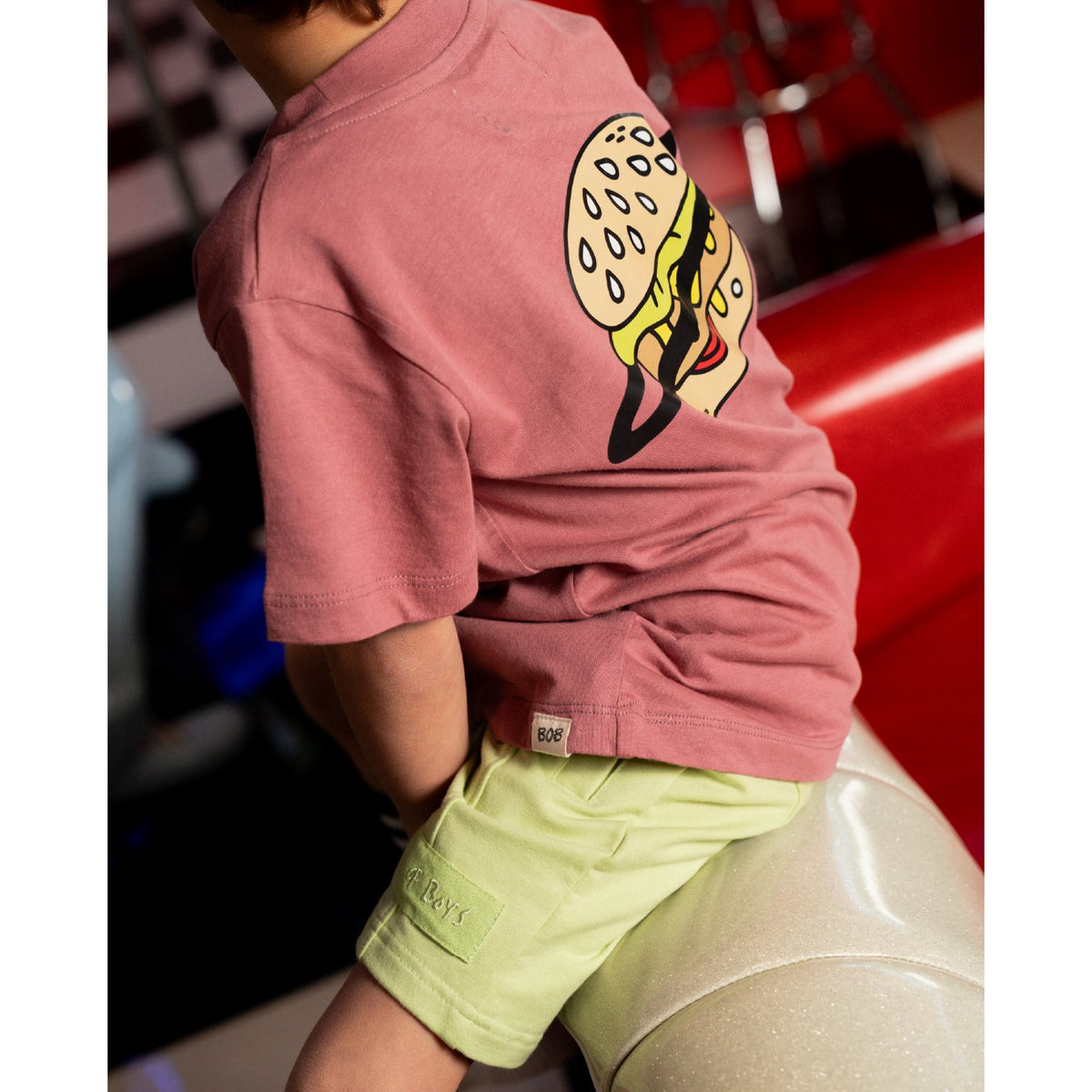 Lime BOB Shorts