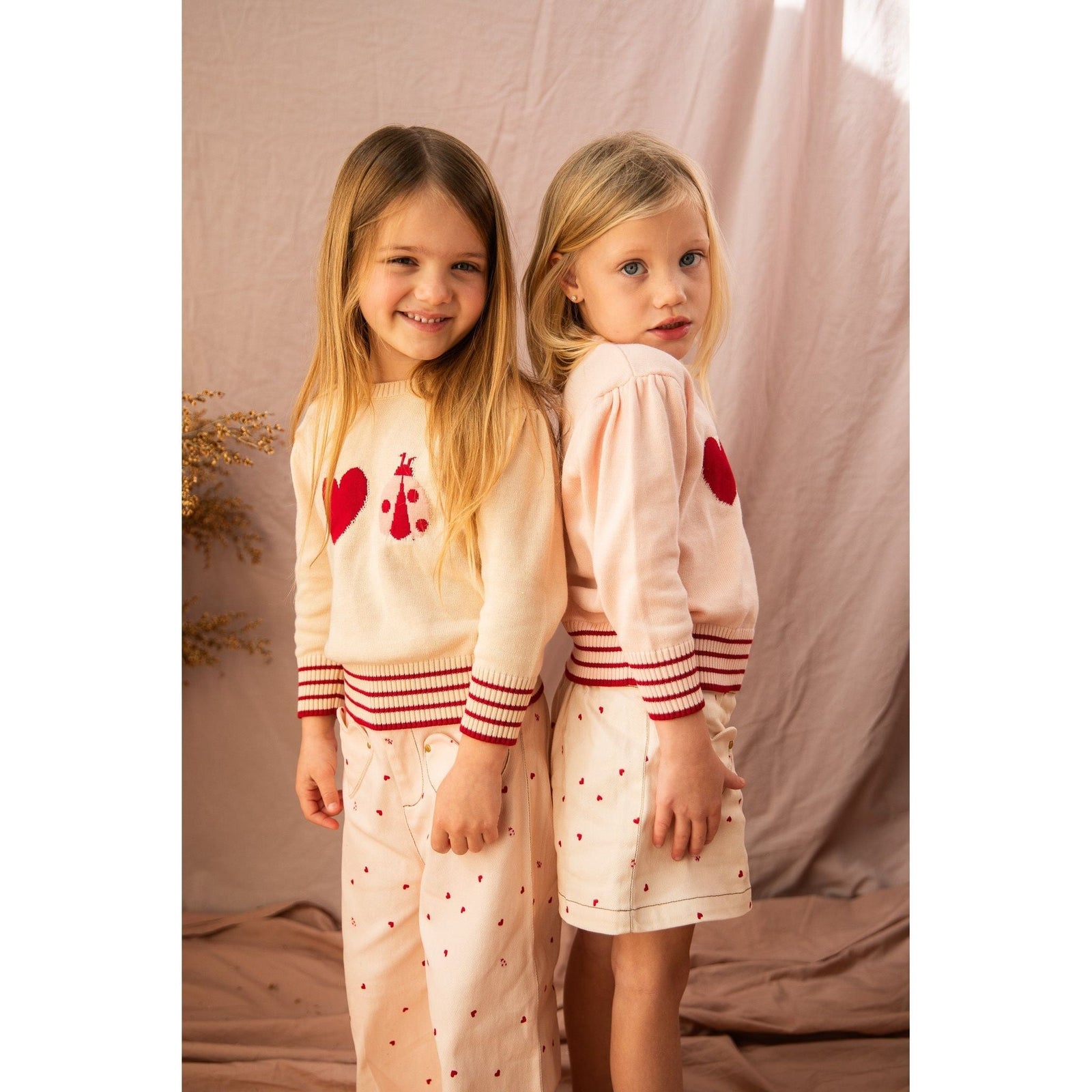 Little Lady Bug Jumper-Sandstone