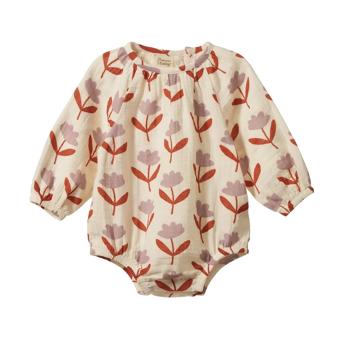 Meadow Bodysuit Muslin - Fleurette Print