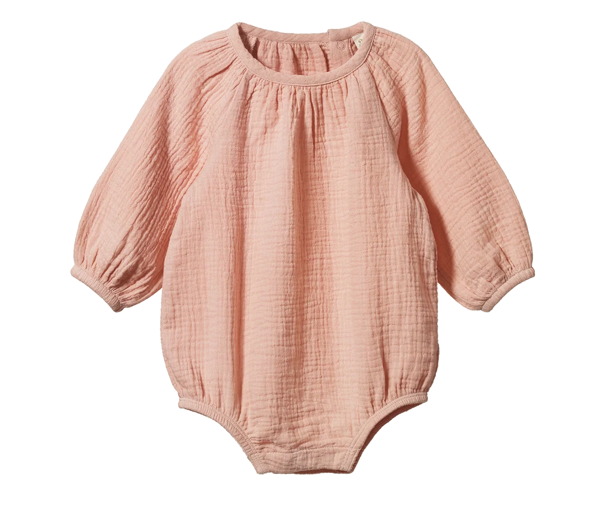 Meadow Bodysuit Muslin - Rose Dust