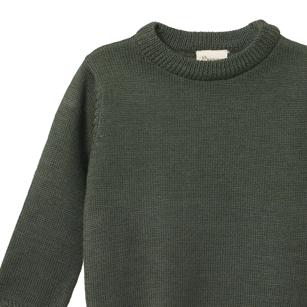 Merino Knit Pullover - Thyme