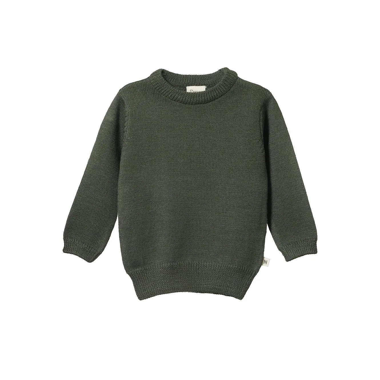 Merino Knit Pullover - Thyme