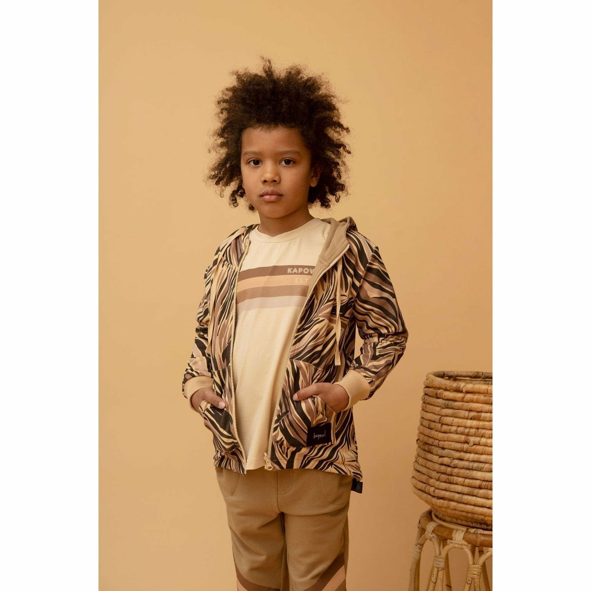 Animalistic Reversible Zip Jacket